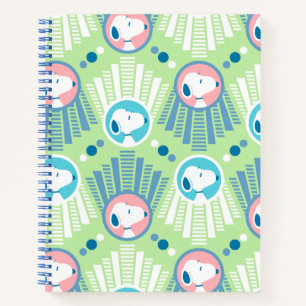 Peanuts   Snoopy Mint Green Deco Dreams Pattern Notebook