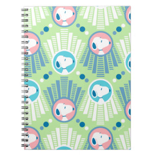 Peanuts   Snoopy Mint Green Deco Dreams Pattern Notebook