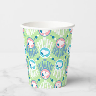 Peanuts   Snoopy Mint Green Deco Dreams Pattern Paper Cups