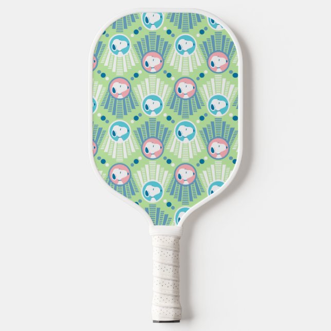 Peanuts | Snoopy Mint Green Deco Dreams Pattern Pickleball Paddle (Front)