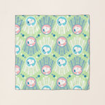 Peanuts | Snoopy Mint Green Deco Dreams Pattern Scarf<br><div class="desc">Check out this Art Deco Peanuts design featuring Snoopy.</div>