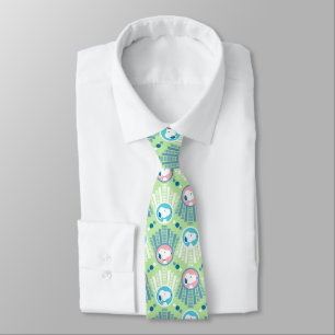 Peanuts   Snoopy Mint Green Deco Dreams Pattern Tie