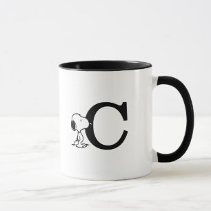 Peanuts Snoopy Monogram C Mug