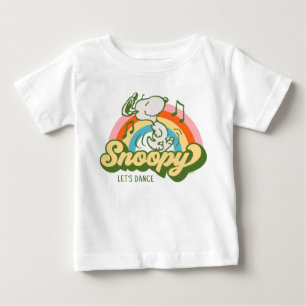 Peanuts Snoopy Music Rainbow Baby T-Shirt