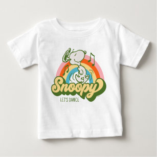 Peanuts   Snoopy Music Rainbow Baby T-Shirt