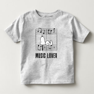 Peanuts Snoopy Musical Notes Toddler T-shirt