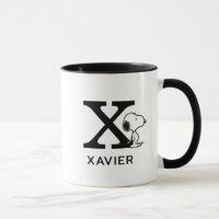 Peanuts | Snoopy Name & Monogram X