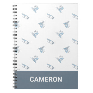 Peanuts Snoopy Nap Time Pattern Notebook