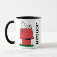 Peanuts | Snoopy Napping | Add Your Name