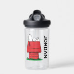 Peanuts | Snoopy Napping | Add Your Name Water Bottle<br><div class="desc">Snoopy is the loveable pet beagle of Charlie Brown in the comic strip Peanuts by Charles M. Schulz. Check out this cute Peanuts design featuring this loveable dog.</div>