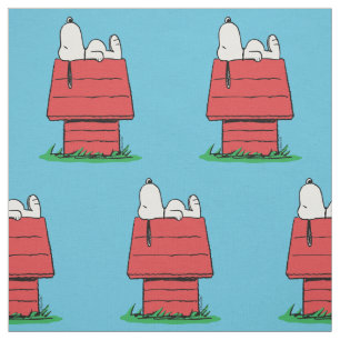 Peanuts   Snoopy Napping Fabric