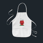 Peanuts | Snoopy Napping Kids Apron<br><div class="desc">Snoopy is the loveable pet beagle of Charlie Brown in the comic strip Peanuts by Charles M. Schulz. Check out this cute Peanuts design featuring this loveable dog.</div>