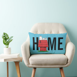 Peanuts   Snoopy Napping Lumbar Pillow