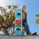 Peanuts | Snoopy Napping Skateboard<br><div class="desc">Snoopy is the loveable pet beagle of Charlie Brown in the comic strip Peanuts by Charles M. Schulz. Check out this cute Peanuts design featuring this loveable dog.</div>