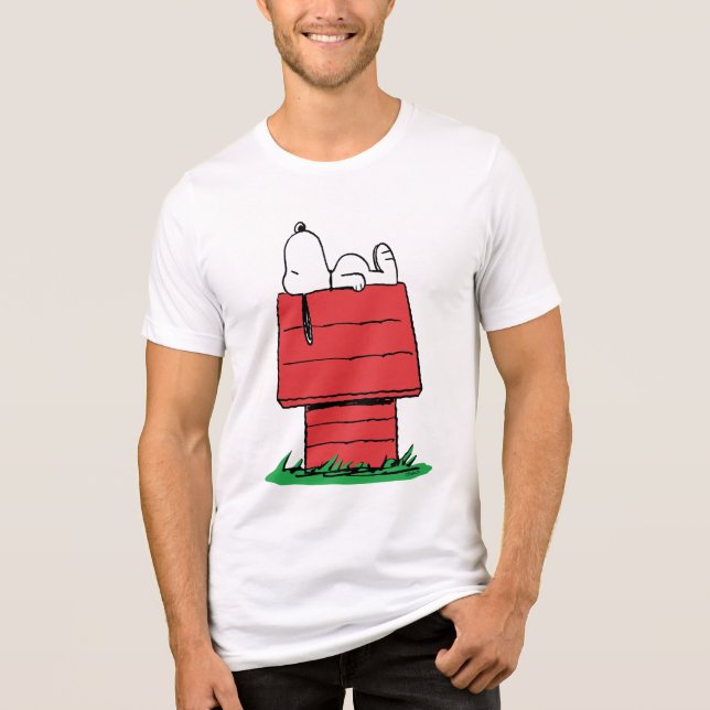 Peanuts | Snoopy Napping Tri-Blend Shirt (Front)