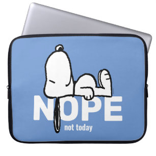 Peanuts   Snoopy Not Today Laptop Sleeve