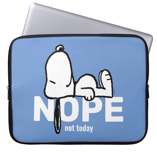 Peanuts | Snoopy Not Today Laptop Sleeve (Front)