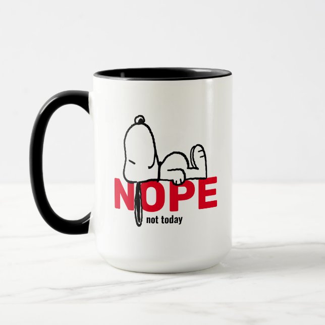 Peanuts | Snoopy Not Today Mug (Left)