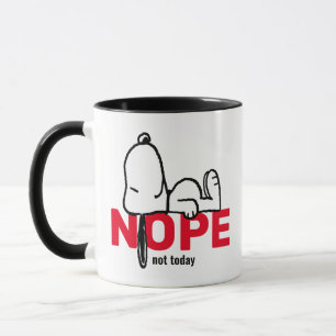 Peanuts Snoopy Not Today Mug