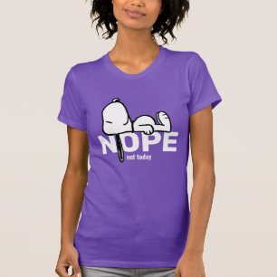 Peanuts Snoopy Not Today T-Shirt