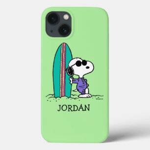 Peanuts   Snoopy Ocean High Tide   Add Your Name iPhone 13 Case