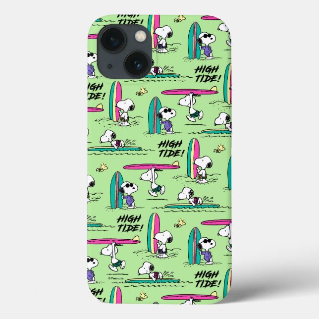 Peanuts | Snoopy Ocean High Tide Pattern Case-Mate iPhone Case (Back)