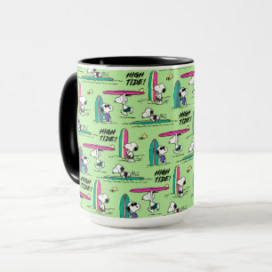 Peanuts   Snoopy Ocean High Tide Pattern Mug
