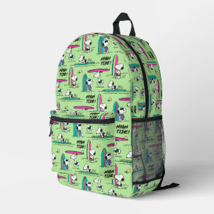 Peanuts   Snoopy Ocean High Tide Pattern Printed Backpack