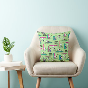 Peanuts   Snoopy Ocean High Tide Pattern Throw Pillow