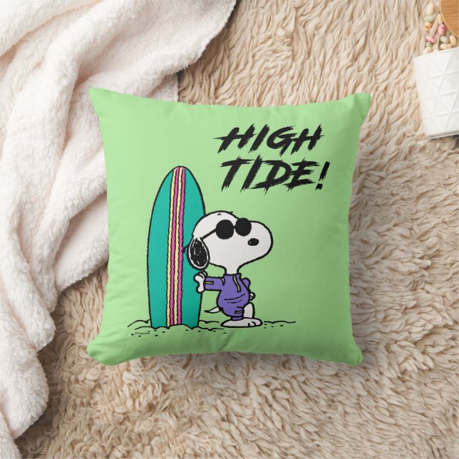 Peanuts | Snoopy Ocean High Tide Throw Pillow (Blanket)