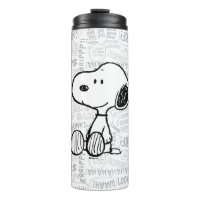 PEANUTS | Snoopy on Black White Comics