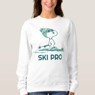 Peanuts Snoopy on Skis Sweatshirt