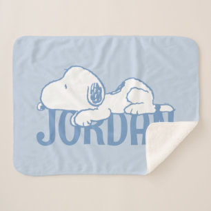 Peanuts   Snoopy Pastel Baby Sherpa Blanket