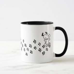 Peanuts    Snoopy Paw Print Path Mug