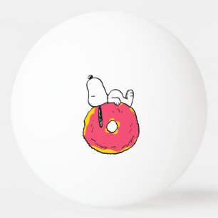 Peanuts   Snoopy Pink Donut Ping Pong Ball