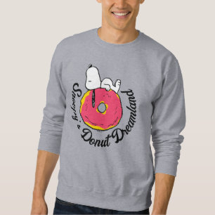 Peanuts Snoopy Pink Doughnut Sweatshirt