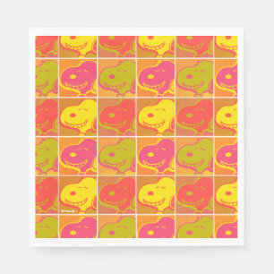 Peanuts   Snoopy Pop Art Pattern Napkin
