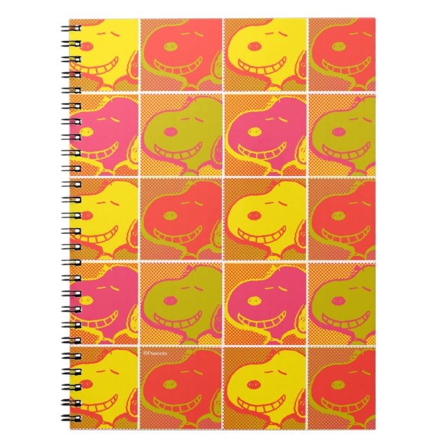 Peanuts | Snoopy Pop Art Pattern Notebook (Front)