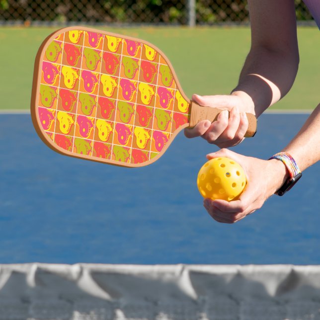 Peanuts | Snoopy Pop Art Pattern Pickleball Paddle (Insitu)