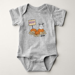 Peanuts Snoopy Pumpkin Patch Boo! Baby Bodysuit