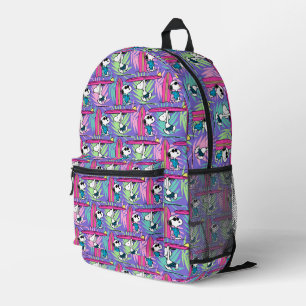 Peanuts   Snoopy Purple Surf Pattern Printed Backpack
