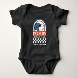 Peanuts   Snoopy Racing Club Baby Bodysuit