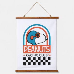 Peanuts   Snoopy Racing Club Hanging Tapestry