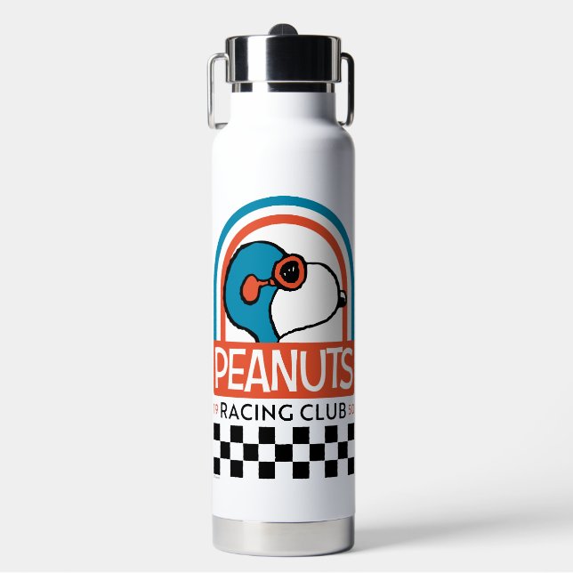 Peanuts | Snoopy Racing Club Water Bottle (Front)