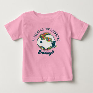 Peanuts Snoopy Rainbow Heart Sunglasses Baby T-Shirt