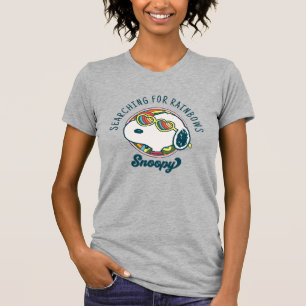 Peanuts Snoopy Rainbow Heart Sunglasses T-Shirt