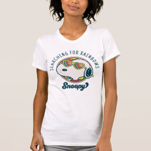 Peanuts Snoopy Rainbow Heart Sunglasses T-Shirt