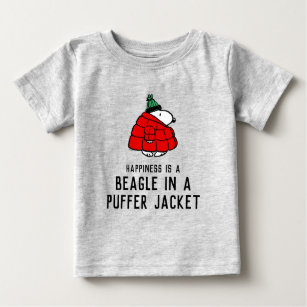 Peanuts   Snoopy Red Puffer Jacket Baby T-Shirt