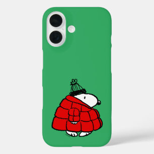 Peanuts   Snoopy Red Puffer Jacket iPhone 16 Case