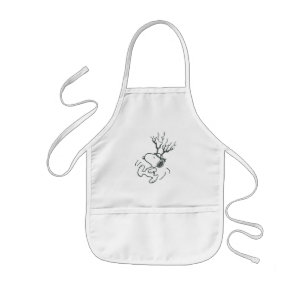 Peanuts Snoopy Reindeer Kids Apron
